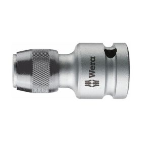 Wera 1/2" Drive Hexagon Bit Adapter with Quick-Release Chuck