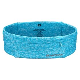 Nathan Zipster Running Belt Waist Pack Small Heathered Blue