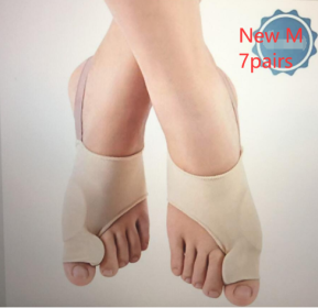 Corrective Socks Toe Valgus Toe Separator Superior Bunion Pain Relief (size: New M 7pairs)