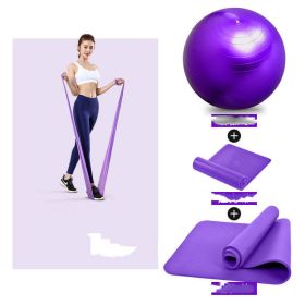 Home Fitness Weight Loss Yoga Equipment (style: Mat plus tensioner plus yoga b, size: 180x80cm)