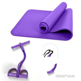 Home Fitness Weight Loss Yoga Equipment (style: Pad plus tensioner, size: 183x61cm)