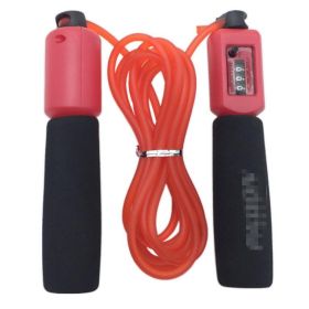 Rope skipping fitness rope (Color: Red)