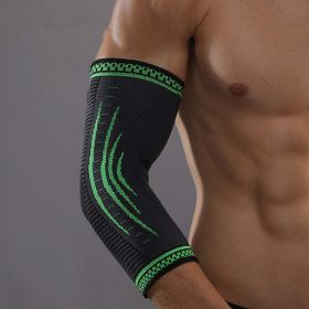 Fitness exercise elbow support (Color: Green, size: 2XL 3XL)