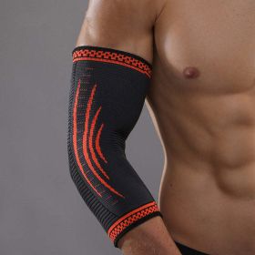 Fitness exercise elbow support (Color: Orange, size: S M)