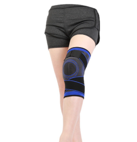 Sports Knee Pads Fitness Running Cycling Knee Support Braces Elastic Nylon Sport Compression Knee Pad Sleeve - 1PC (Color: Royal Blue, size: XL)