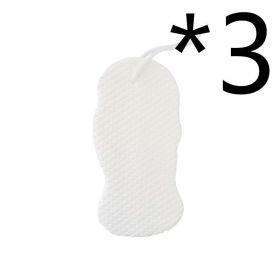 3D Body Rubbing Sponge Fish Scale Pattern Three-dimensional Bath Ball (Color: 3pcs White)