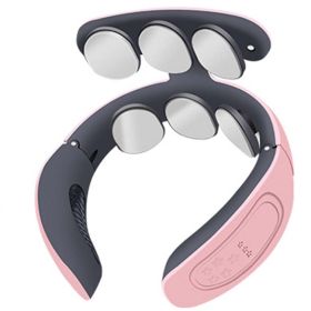 Cervical Massager Shoulder And Neck Protector (Color: Pink B)