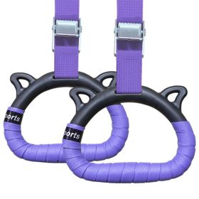 Rings Fitness Home Children Kids Horizontal Bar Indoor - A (Color: Purple, size: 2M)