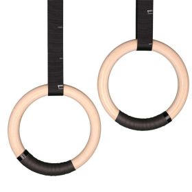 Birch Rings Fitness Rings Gymnastics Rings (size: A pair of32rings)