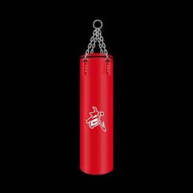 Boxing Sandbag Hanging Sandbag Bag Home Fitness Training Equipment (Color: Red, size: 100cm)